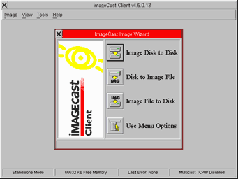 Actual screenshot from the Standalone Client program
